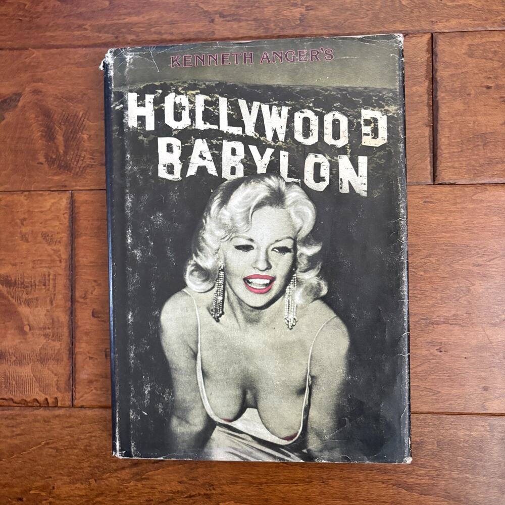 Hollywood Babylon by Kenneth Anger Book Club Edition HC DJ 1975 Celebs
